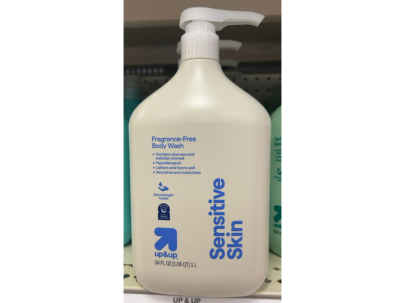 Up & Up Sensitive Skin Body Wash, 34 fl oz / 1 L