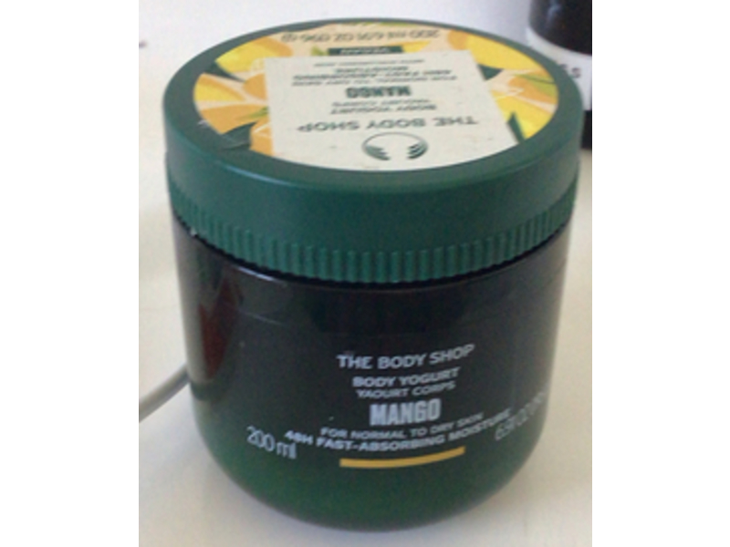 The Body Shop Body Yogurt, Mango, 6.91 oz/200 mL