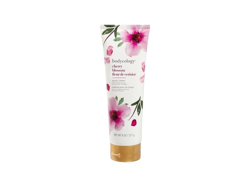 Bodycology All Day Moisture Body Cream, Cherry Blossom, 8 oz/227 g