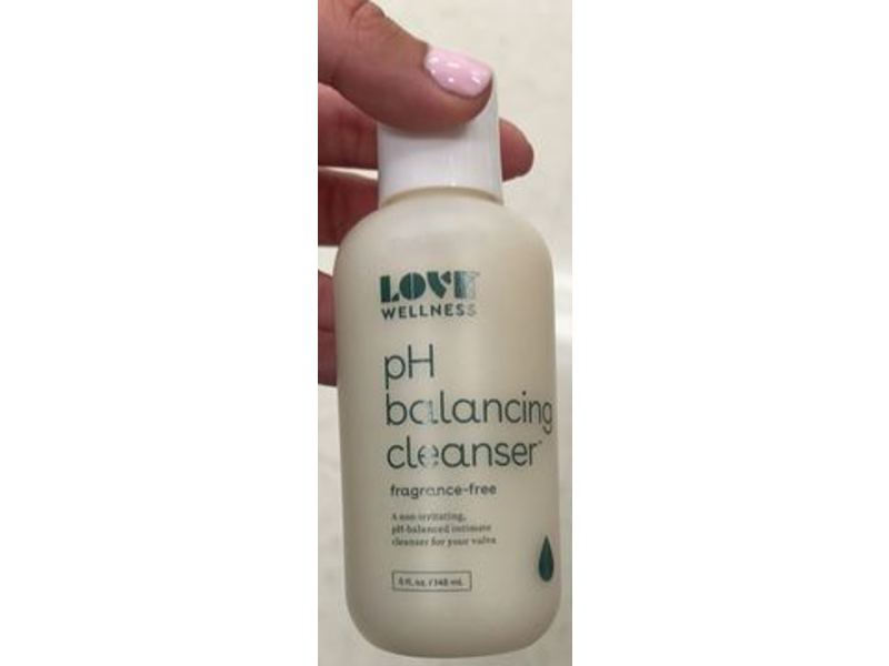 Love Wellness Ph Balancing Cleanser, Fragrance Free, 5 fl oz/148 mL