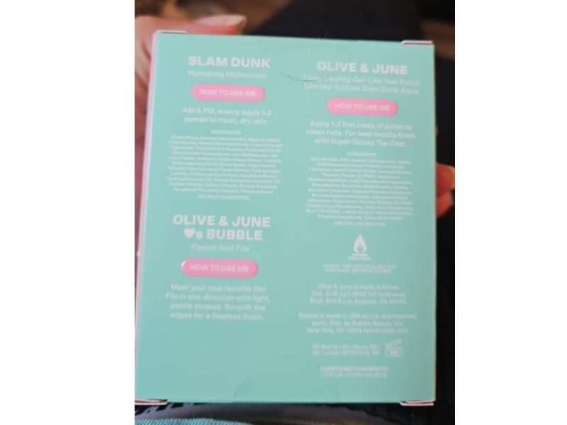 Bubble Olive & June Moisturizer & Nail Polish Set, Flower Power