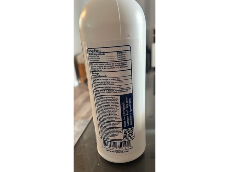 Coral Isles Sunscreen Lotion, Spf 50, 32 oz/997 g