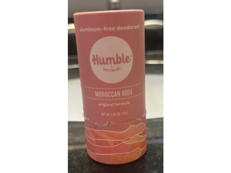 Humble Original Formula Deodorant, Moroccan Rose, 2.65 oz/75 g