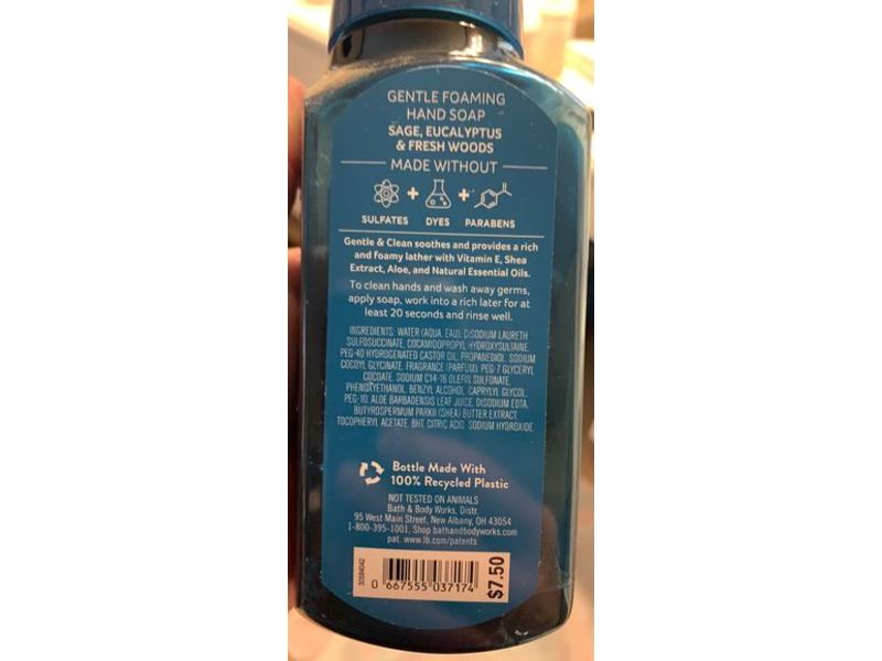 Bath & Body Works Gentle & Clean Foaming Hand Soap, Sweater Weather, 8.75 fl oz/259 mL