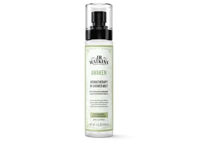 J.R. Watkins Awaken Aromatherapy In-Shower Mist, Rosemary & Rosewood, 4 fl oz/118 mL