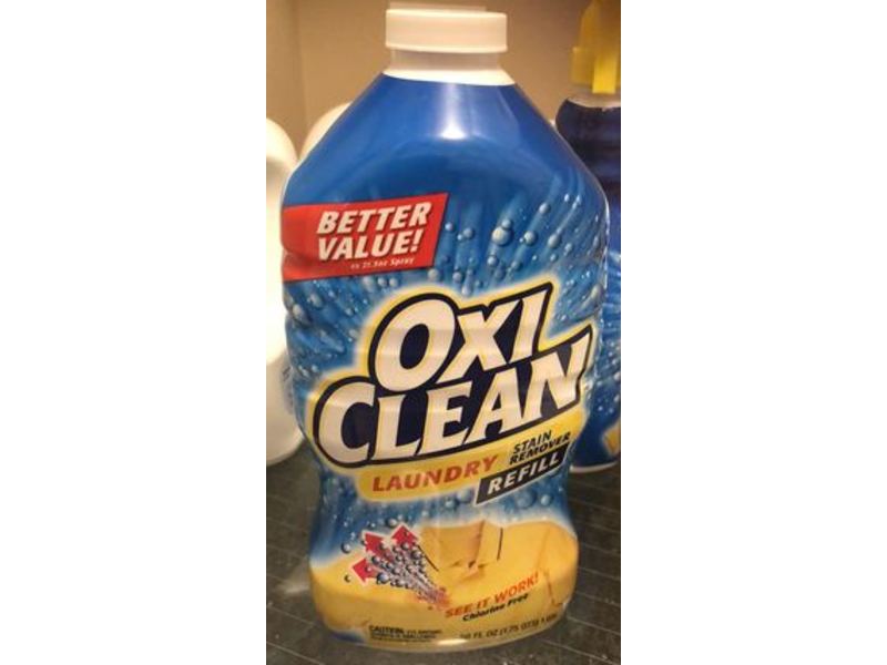 OxiClean Laundry Stain Remover Spray Refill, 56 fl oz/1.65 L