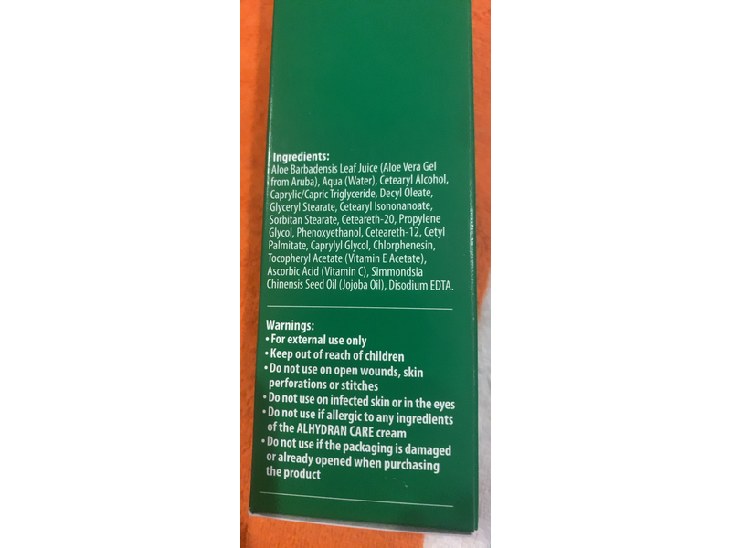 Alhydran Care Moisture Retention Cream, 8.5 fl oz/250 mL