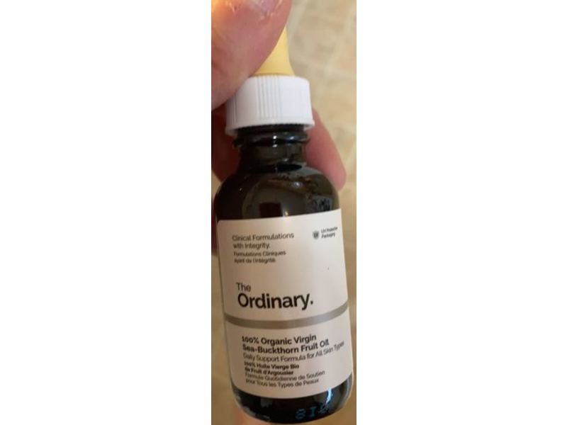 The Ordinary 100% Organic Virgin Sea-Buckthorn Fruit Oil, 1 fl oz/30 mL