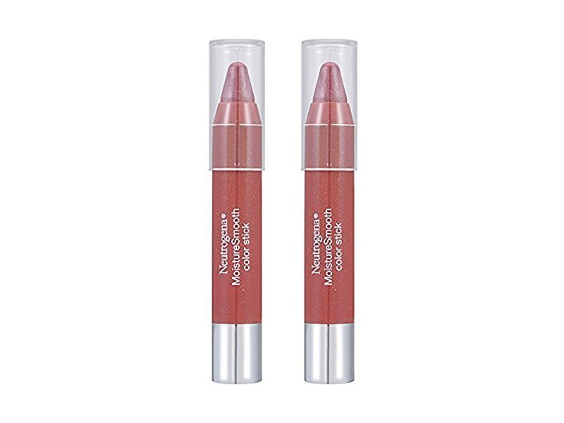Neutrogena MoistureSmooth Color Stick, 60 Soft Raspberry, 0.11 oz (Pack of 2)
