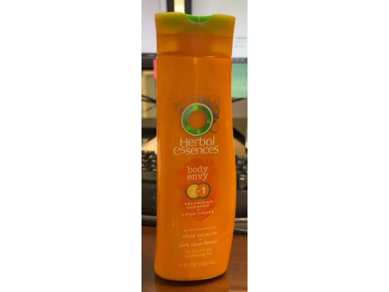 Herbal Essences Body Envy 2 In 1 Volumizing Shampoo + Conditioner, White Nectarine & Pink Coral Flower, 12 fl oz/355 mL