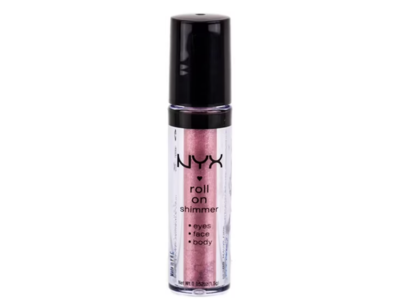 NYX Professional Makeup Roll On Eye Shimmer, Mauve Pink, 0.05 oz/1.5 g