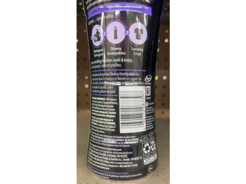 Downy Un stopables In-Wash Laundry Scent Booster Beads, Lush, 7.8 oz