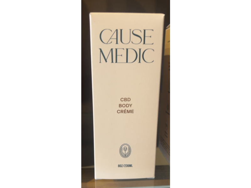 Cause Medic CBD Body Creme, 8 oz/236 mL