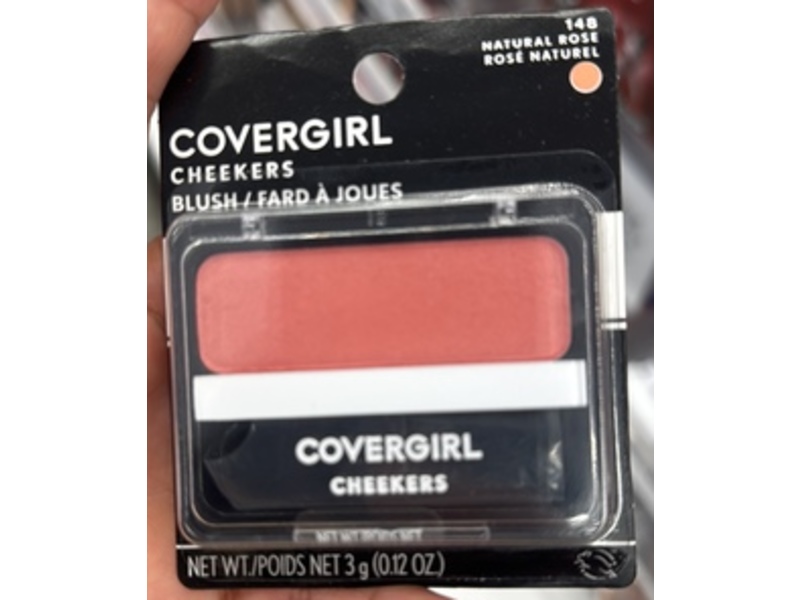 Covergirl Cheekers Blush, 148 Natural Rose, 0.12 oz/3g