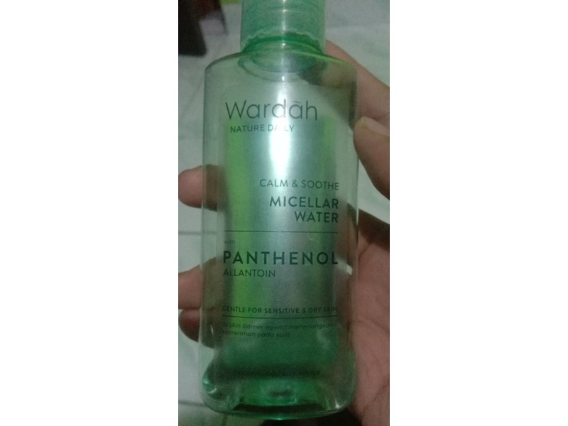 Wardah Natural Daily Micellar Water, Panthenol Allantoin, 100 mL