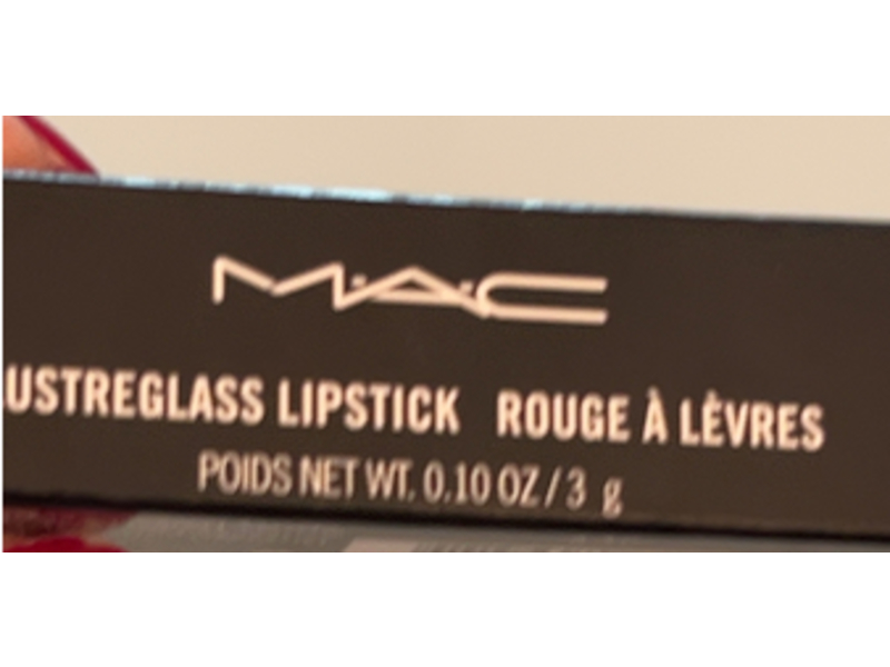 MAC Lusterglass Lipstick, Lady Bug, 0.10 oz/3 g