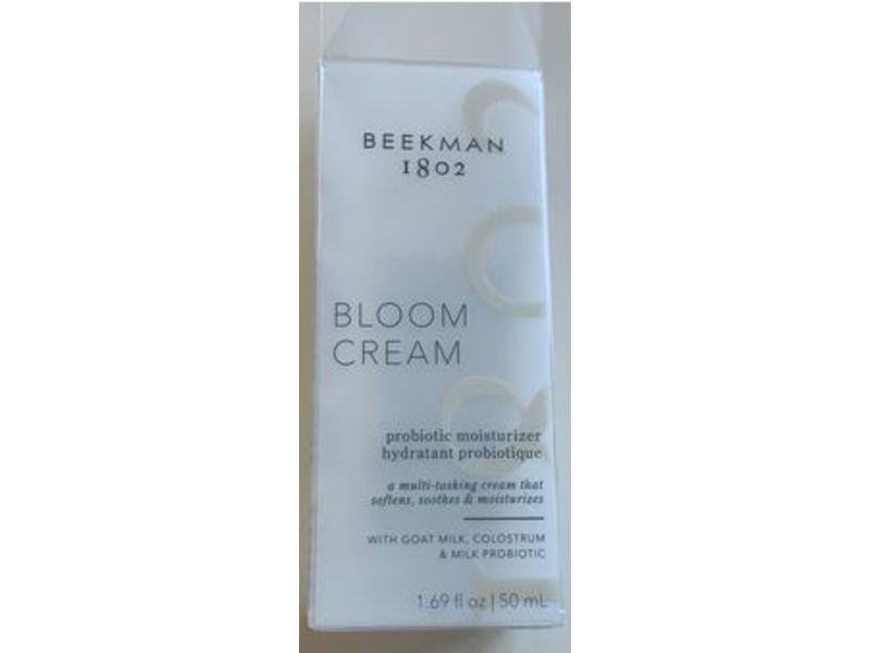Beekman 1802 Bloom Cream Probiotic Moisturizer, 1.69 fl oz/50 mL