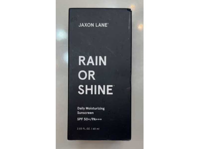 Jaxon Lane Rain Or Shine Daily Moisturizing Sunscreen, SPF 50+ PA+++, 2.03 fl oz/60 mL