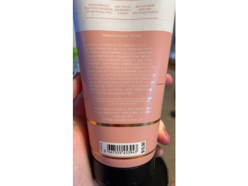 Bath & Body Works Aromatherapy Moisturizing Body Wash, Orange + Ginger, 10 fl oz/296 mL