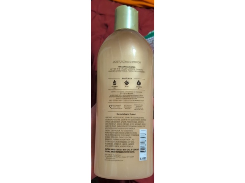 Bath & Body Works Moisturizing Shampoo, Brightest Bloom, 16 fl oz/473 mL