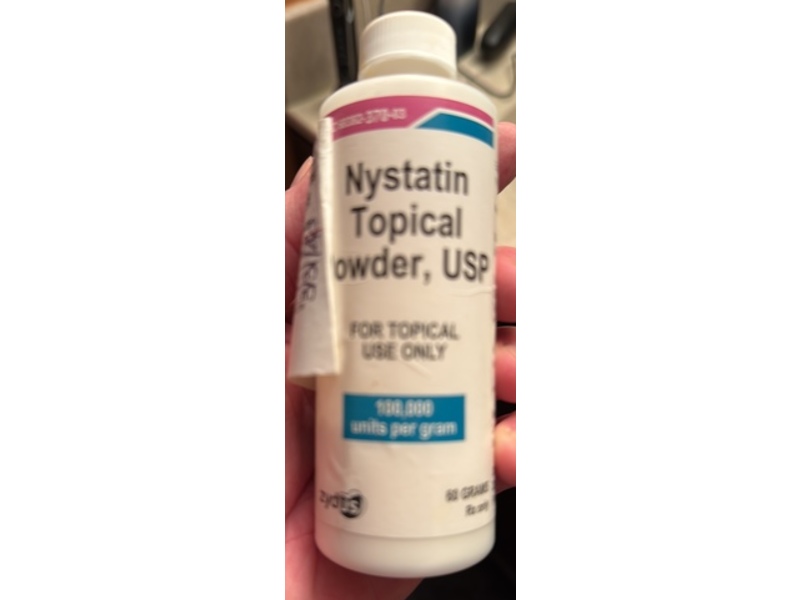 Nystatin Topical Powder USP, 60 g, Zydus (RX)