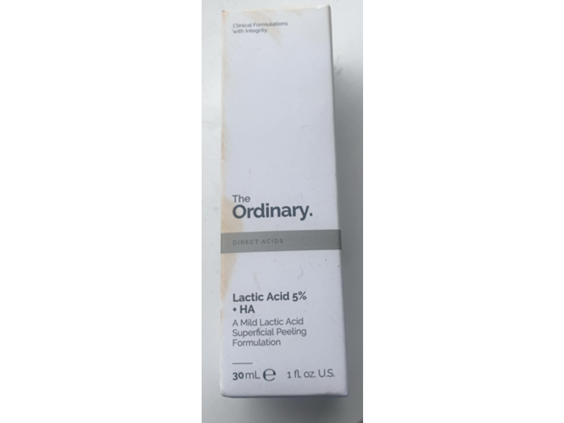 The Ordinary Superficial Peeling Formulation, Lactic Acid 5% + Ha, 1 fl oz/30 mL