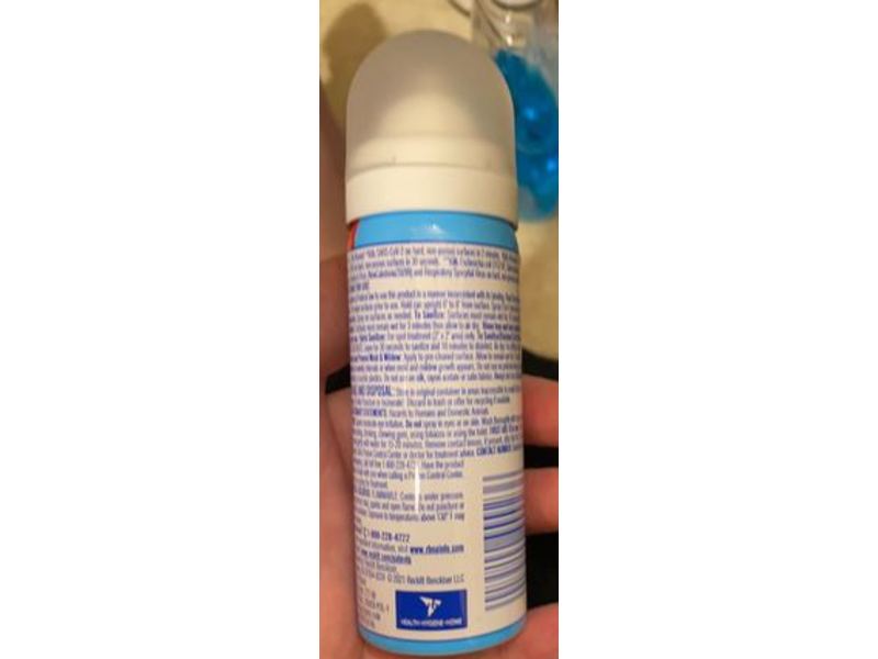 Lysol To Go Disinfectant Spray, Crisp Linen Scent, 1.5 oz/42.5 g