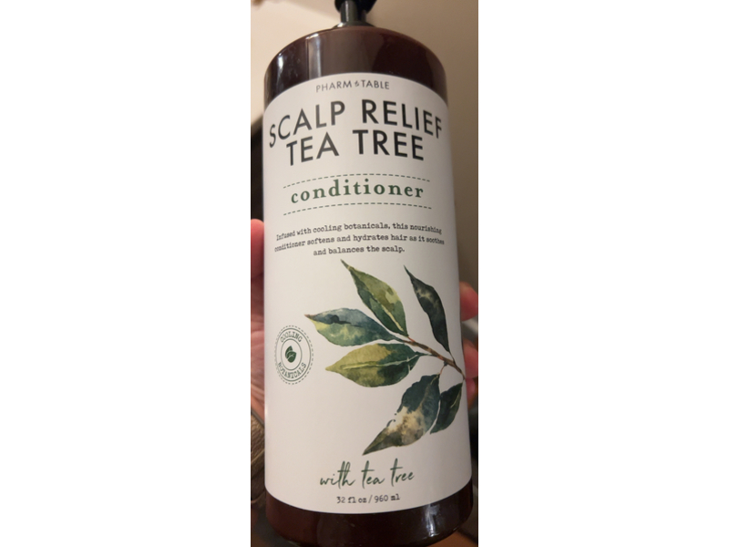 Pharm To Table Scalp Relief Conditioner, Tea Tree, 32 fl oz/960 mL