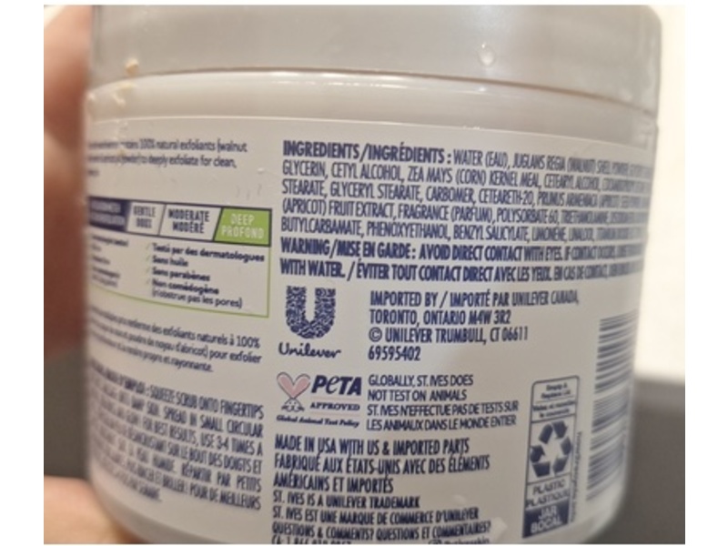 St Ives Fresh Skin Scrub, Apricot, 10.14 fl oz/300 mL