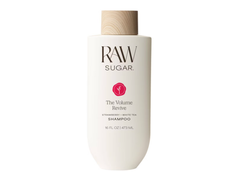 Raw Sugar The Volume Revive Shampoo, Strawberry + White Tea, 16 fl oz/473 mL