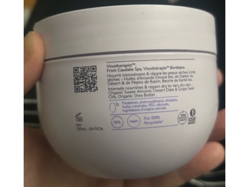 Caudalie Vinotherapist Replenishing Body Butter, 8.4 fl oz/250 mL