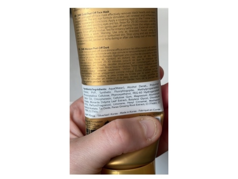 Skin Camilla Pihl 24K Gold Peel Off Mask, 4.22 fl oz/125 mL