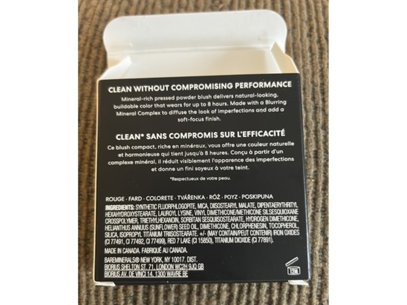 Bare Minerals Gen Nude Powder Blush, Pink Me Up, 0.21 oz/6 g