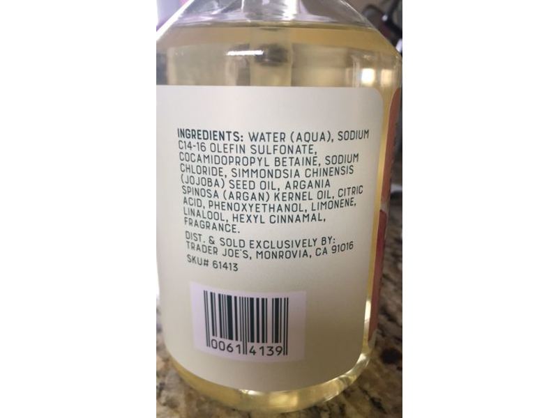 Trader Joe's Pink Pomelo Hand Soap, Grapefruit, 17 fl oz/503 mL