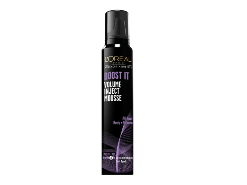 L'Oreal Paris Advanced Hairstyle Body+Volume Hair Styling Mousse, Boost It, 8.3 oz/235 g