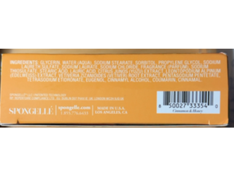Spongelle Body Wash Buffers , Cinnamon & Honey, 3 oz/85 g