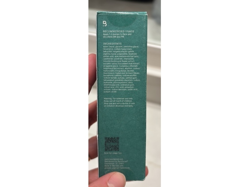 Barefaced Overachiever 3 10 In 1 Skin Booster Serum, 1 fl oz/30 mL