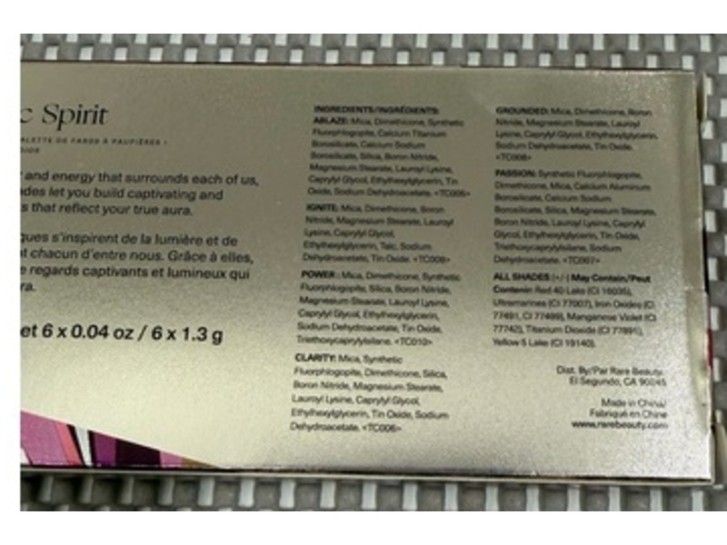 Rare Beauty Eyeshadow Palette, Magnetic Spirit, 0.04 fl oz/1.3 g