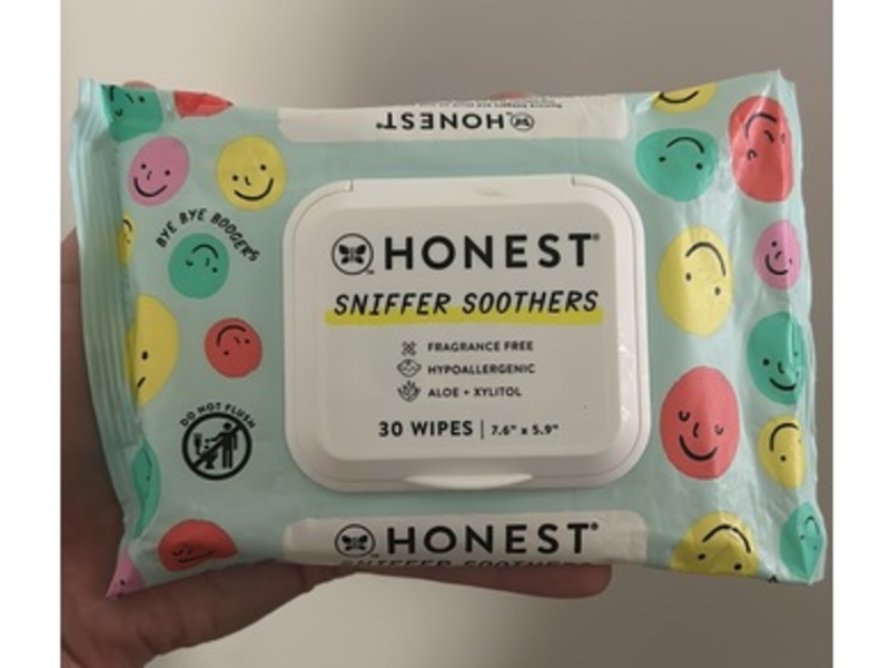 The Honest Company Face Wipes, Sniffer Soothers, Count 30