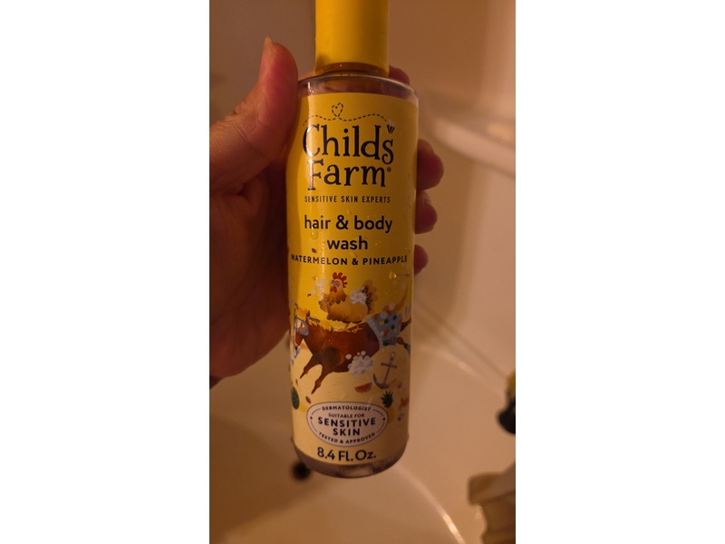 Childs Farm Kids Hair & Body Wash, Watermelon & Pineapple, 8.4 fl oz