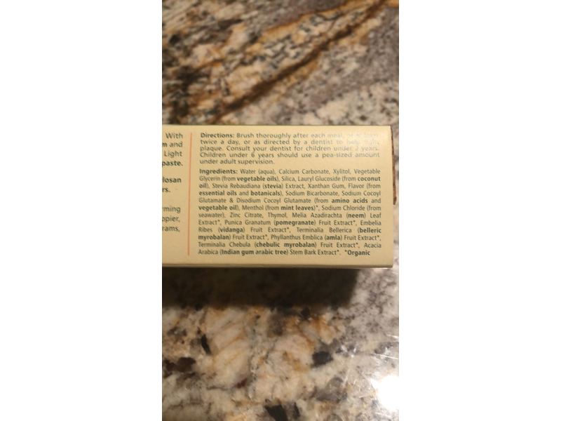 Himalaya Botanique Complete Care Toothpaste, Simply Peppermint, 5.29 oz/150 g