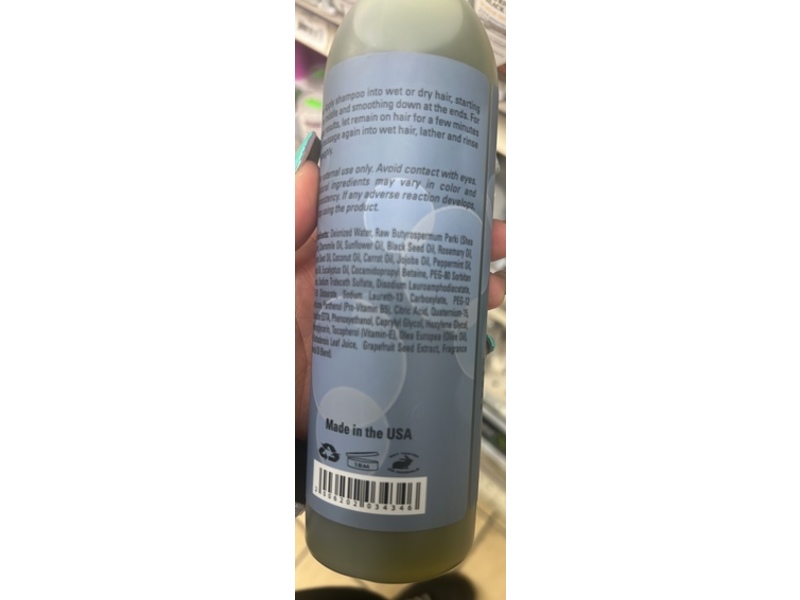 Mine Botanicals Shampoo, Mint & Eucalyptus, 13 oz/384 mL