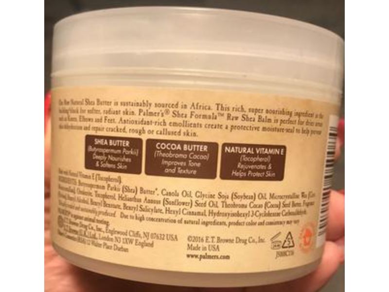 Palmer's Raw Shea Balm, Vitamin E, 7.25 oz/200 g