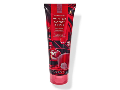 Bath & Body Works Winter Candy Apple Ultimate Hydration Body Cream, Shea Butter + Hyaluronic Acid, 8 oz/226 g
