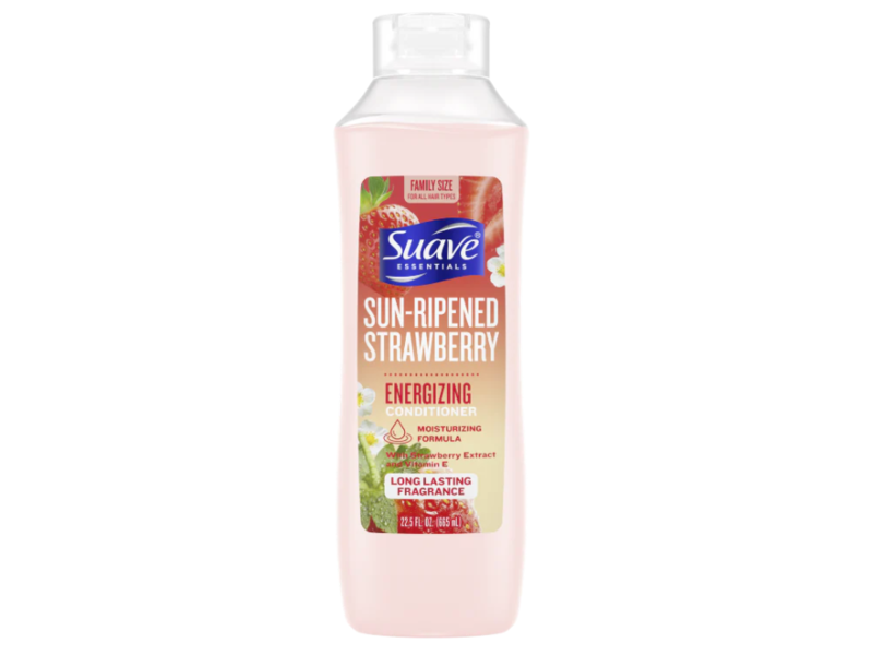 Suave Essentials Energizing Conditioner, Strawberry Extract & Vitamin E, 22.5 fl oz/665 mL