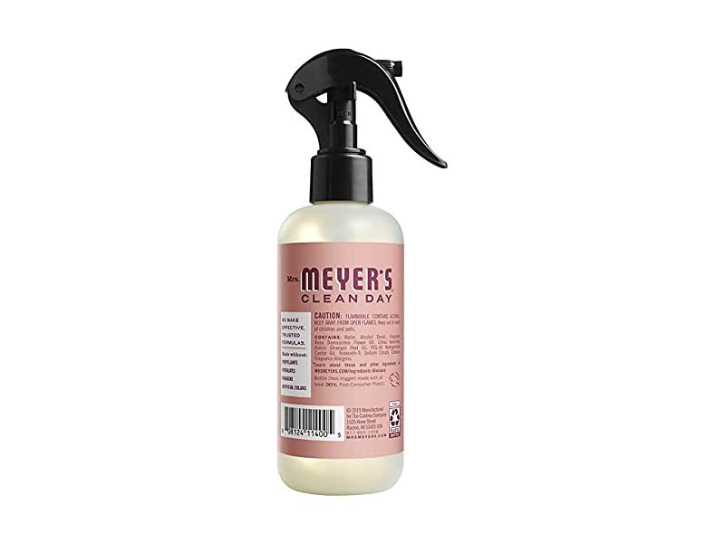 Mrs. Meyer’s Clean Day Room Freshener Spray, Rose Scent, 8 fl oz/236 mL