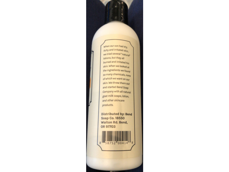 Bend Soap Goat Milk Lotion, Sweet Orange, 8 fl oz/236 mL