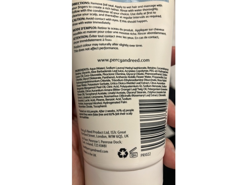 Percy & Reed London Scalp Soothing Shampoo, I'm No Flake, 8.4 fl oz/250 mL