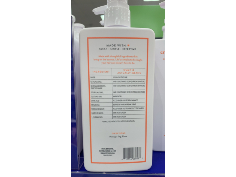 Native Volumizing Shampoo, Berries & Vanilla Cream, 16.5 fl oz (487 mL)