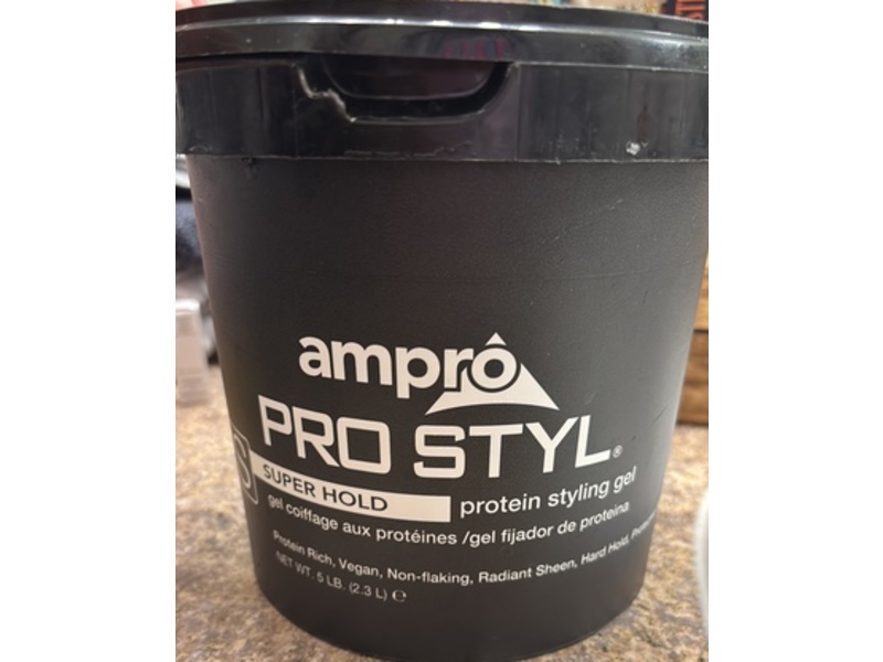 AmPro Pro Styl Protein Styling Gel, Super Hold, 2.3 L